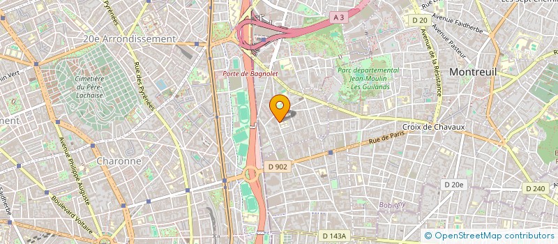 localisation de l'entreprise SC VET à BAGNOLET