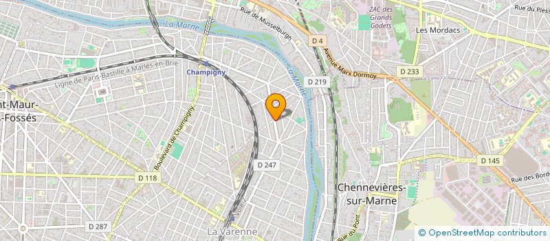 localisation de l'entreprise SC VICTORIA INVEST à SAINT-MAUR-DES-FOSSES