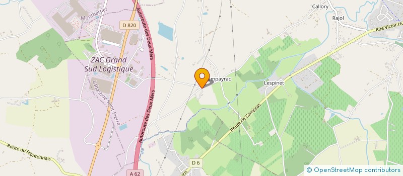 localisation de l'entreprise SC VIGOUROUX  MONTAUBAN