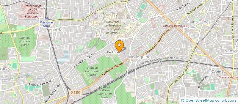 localisation de l'entreprise SC VILLA MEDICIS  PESSAC