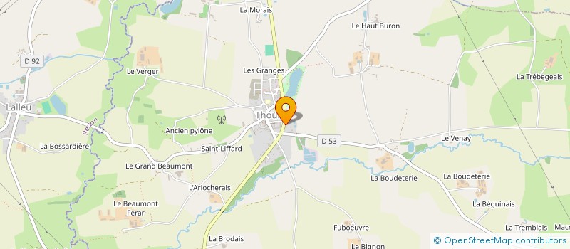 localisation de l'entreprise SC VINCLENE  THOURIE