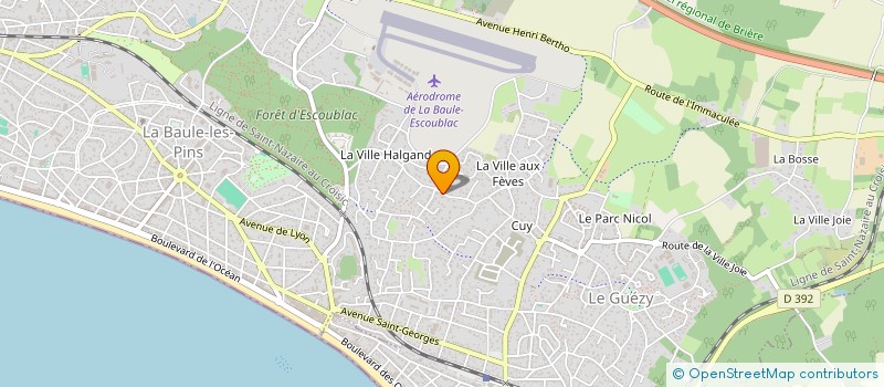 localisation de l'entreprise SC VJ DUO INVEST  LA BAULE-ESCOUBLAC