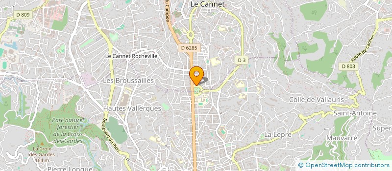 localisation de l'entreprise SC WALNUT GROVE à LE CANNET