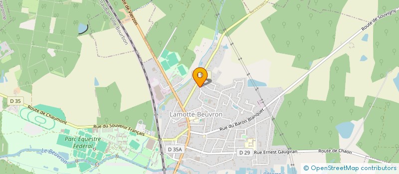 localisation de l'entreprise SC WAMV  LAMOTTE-BEUVRON