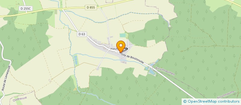 localisation de l'entreprise SC WEISTROFFER  KIRSCHNAUMEN