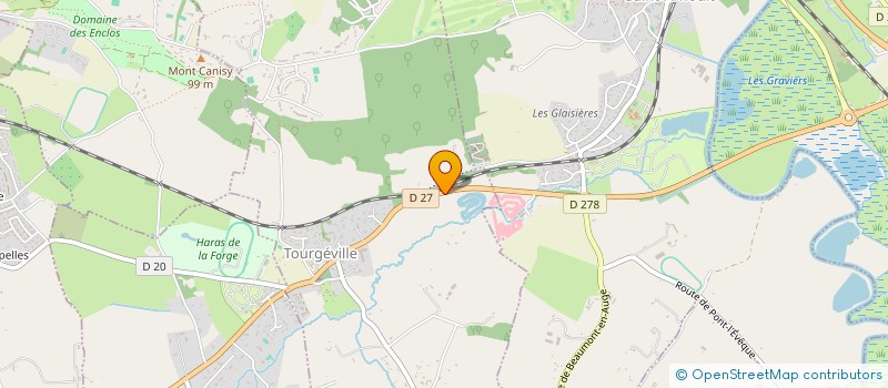 localisation de l'entreprise SC YEB  TOURGEVILLE