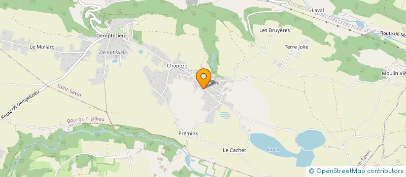 localisation de l'entreprise SC YOLLET à SAINT-SAVIN