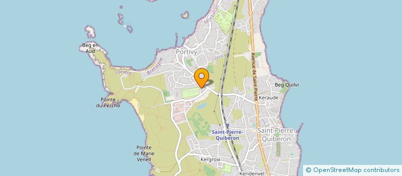 localisation de l'entreprise SC YOUPIII  SAINT-PIERRE-QUIBERON