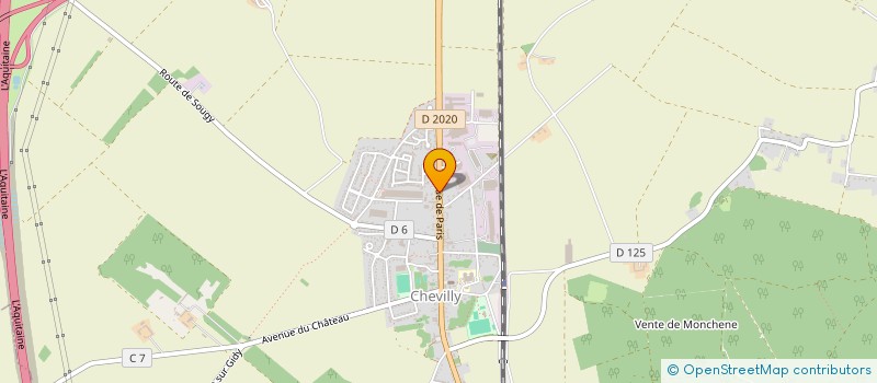 localisation de l'entreprise SC ZELMU à CHEVILLY