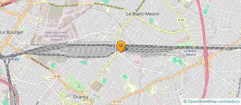 localisation de l'entreprise SC102025  DRANCY