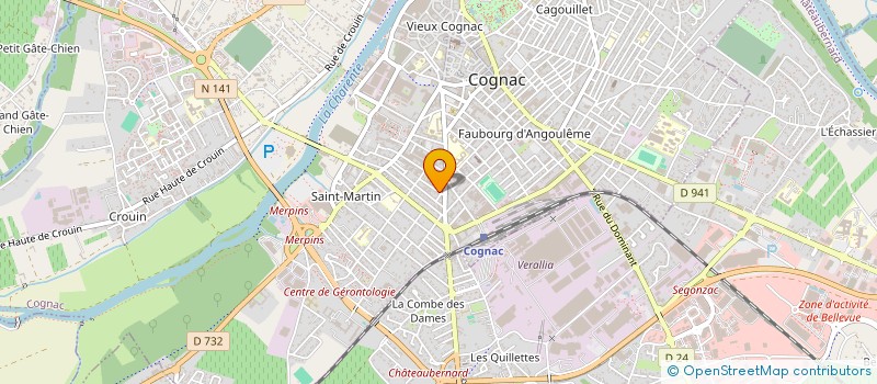 localisation de l'entreprise SC2 à COGNAC
