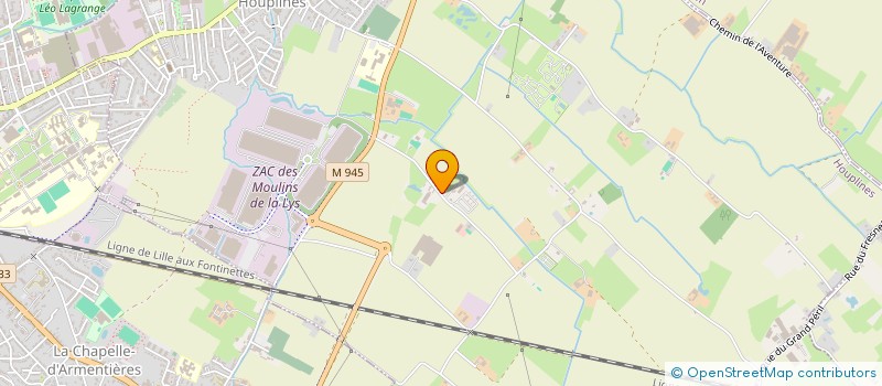 localisation de l'entreprise SC2A  HOUPLINES