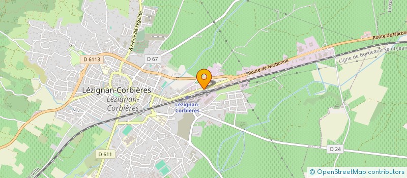 localisation de l'entreprise SC2A COMMUNICATION  LEZIGNAN-CORBIERES