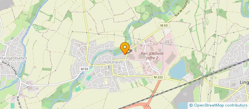 localisation de l'entreprise SC2B INVEST  HOLTZHEIM