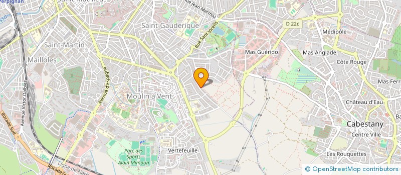 localisation de l'entreprise SC2C  PERPIGNAN