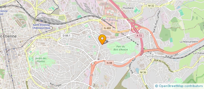 localisation de l'entreprise SC2D  SAINT-ETIENNE