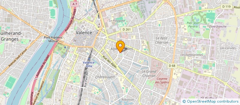 localisation de l'entreprise SC2I  VALENCE