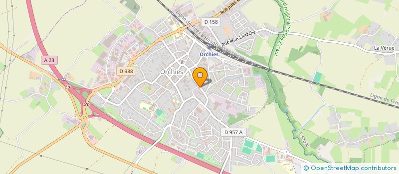 localisation de l'entreprise SC2J  ORCHIES