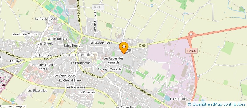 localisation de l'entreprise SC2K  DOUE-EN-ANJOU