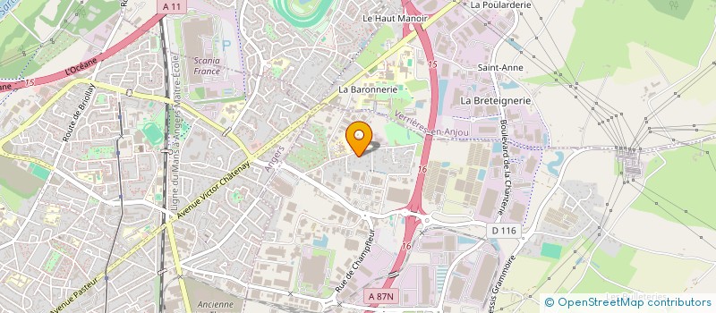 localisation de l'entreprise SC2L  SAINT-BARTHELEMY-D'ANJOU