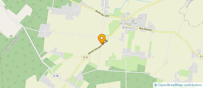 localisation de l'entreprise SC2L IMMOBILIER  LES BAUX-DE-BRETEUIL