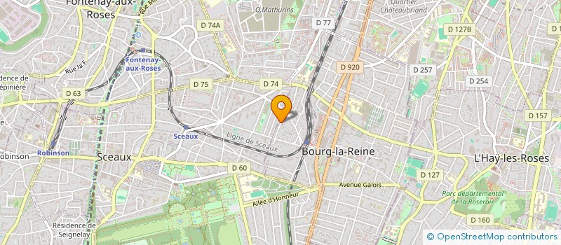 localisation de l'entreprise SC2L INVEST à BOURG LA REINE