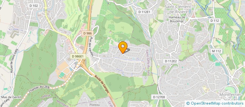 localisation de l'entreprise SC3D  SAINT-GELY-DU-FESC