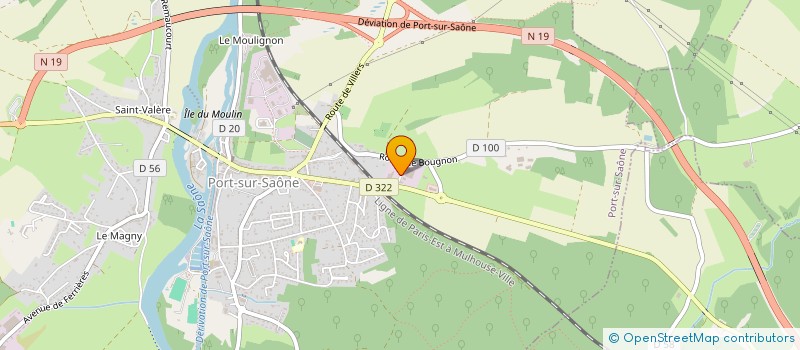 localisation de l'entreprise SC3I HOLDING  PORT-SUR-SAONE