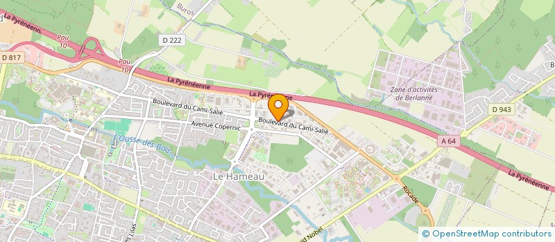 localisation de l'entreprise SC3I SYNDIC ET CONCIERGERIE à PAU