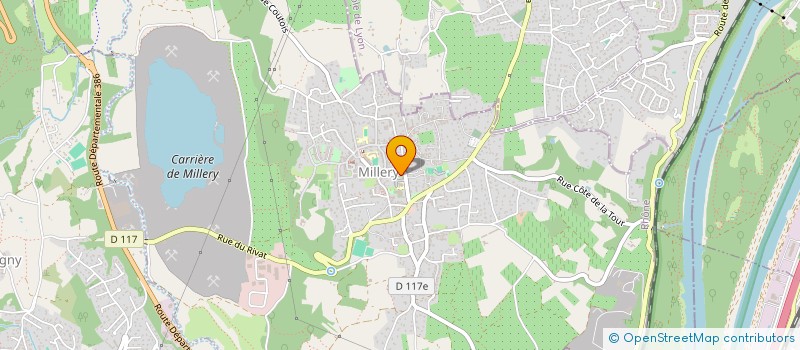 localisation de l'entreprise SC3M  MILLERY