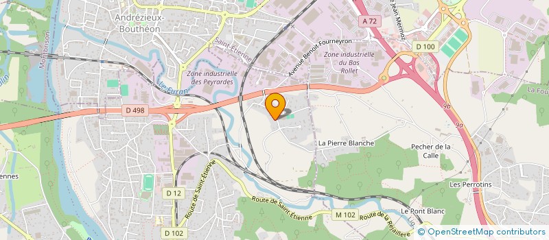 localisation de l'entreprise SC3M  SAINT-JUST-SAINT-RAMBERT