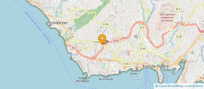 localisation de l'entreprise SC3R  FORT-DE-FRANCE