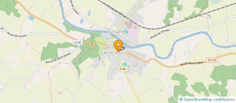 localisation de l'entreprise SC5D  SAINT-PAUL-CAP-DE-JOUX