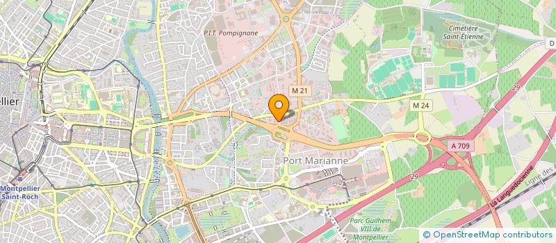 localisation de l'entreprise SCA à MONTPELLIER