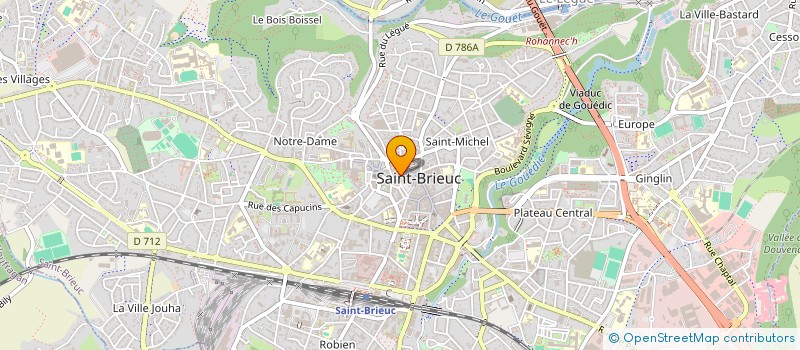 localisation de l'entreprise SCA à SAINT-BRIEUC
