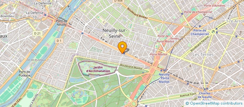 localisation de l'entreprise SCA à NEUILLY-SUR-SEINE
