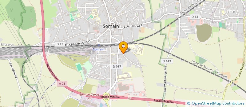 localisation de l'entreprise SCA  SOMAIN