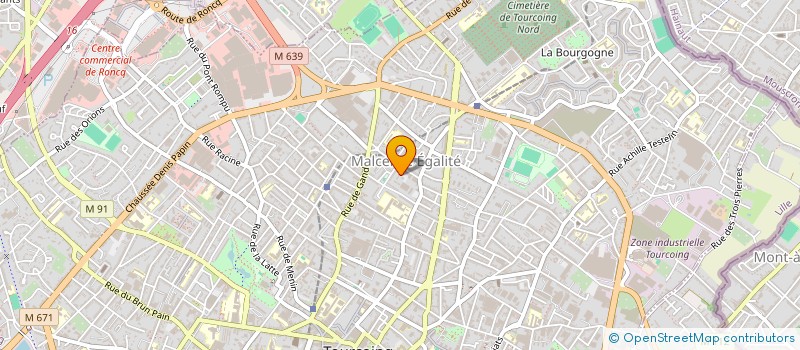 localisation de l'entreprise SCA  TOURCOING