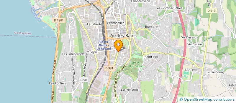 localisation de l'entreprise SCA à AIX-LES-BAINS