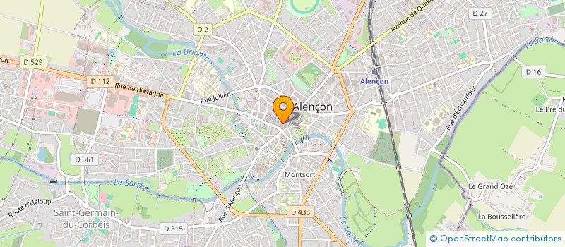 localisation de l'entreprise SCA à ALENCON