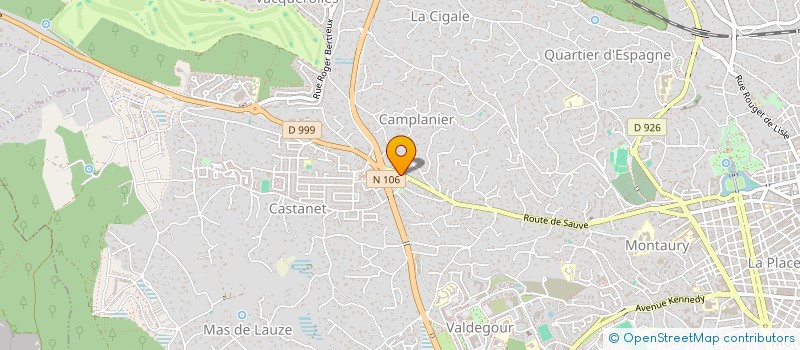 localisation de l'entreprise SCA ADOR  DOMAZAN