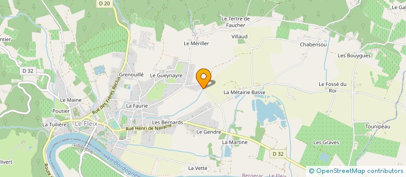 localisation de l'entreprise SCA ALLIANCE AQUITAINE  LE FLEIX