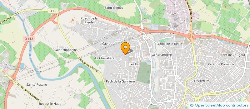 localisation de l'entreprise SCA ALLNEUKIN  BEZIERS