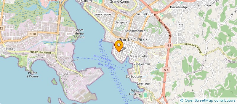 localisation de l'entreprise SCA AUTO-ECOLE à POINTE-A-PITRE