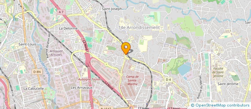 localisation de l'entreprise SCA AUTOMOBILES SARL à MARSEILLE