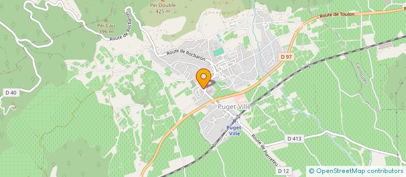 localisation de l'entreprise SCA BAGNIS à CUERS
