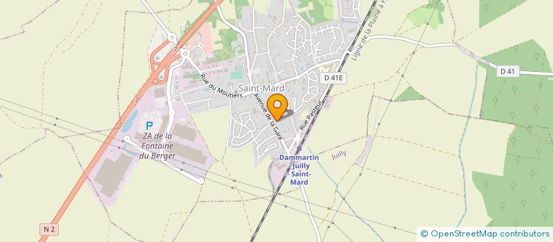 localisation de l'entreprise SCA BATIMENT  SAINT-MARD