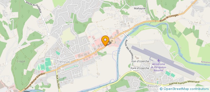 localisation de l'entreprise SCA BEAUGIER à TRELISSAC