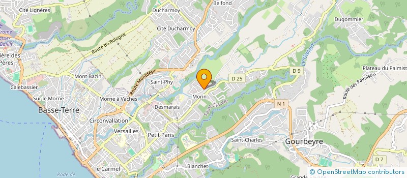 localisation de l'entreprise SCA BLONDINIERE BUTEL à SAINT-CLAUDE