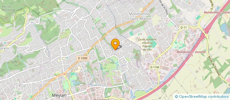 localisation de l'entreprise SCA CHEMIN DES CHARTREUX  MEYLAN